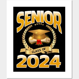 Senior class of 2024 graduation graduate Posters and Art